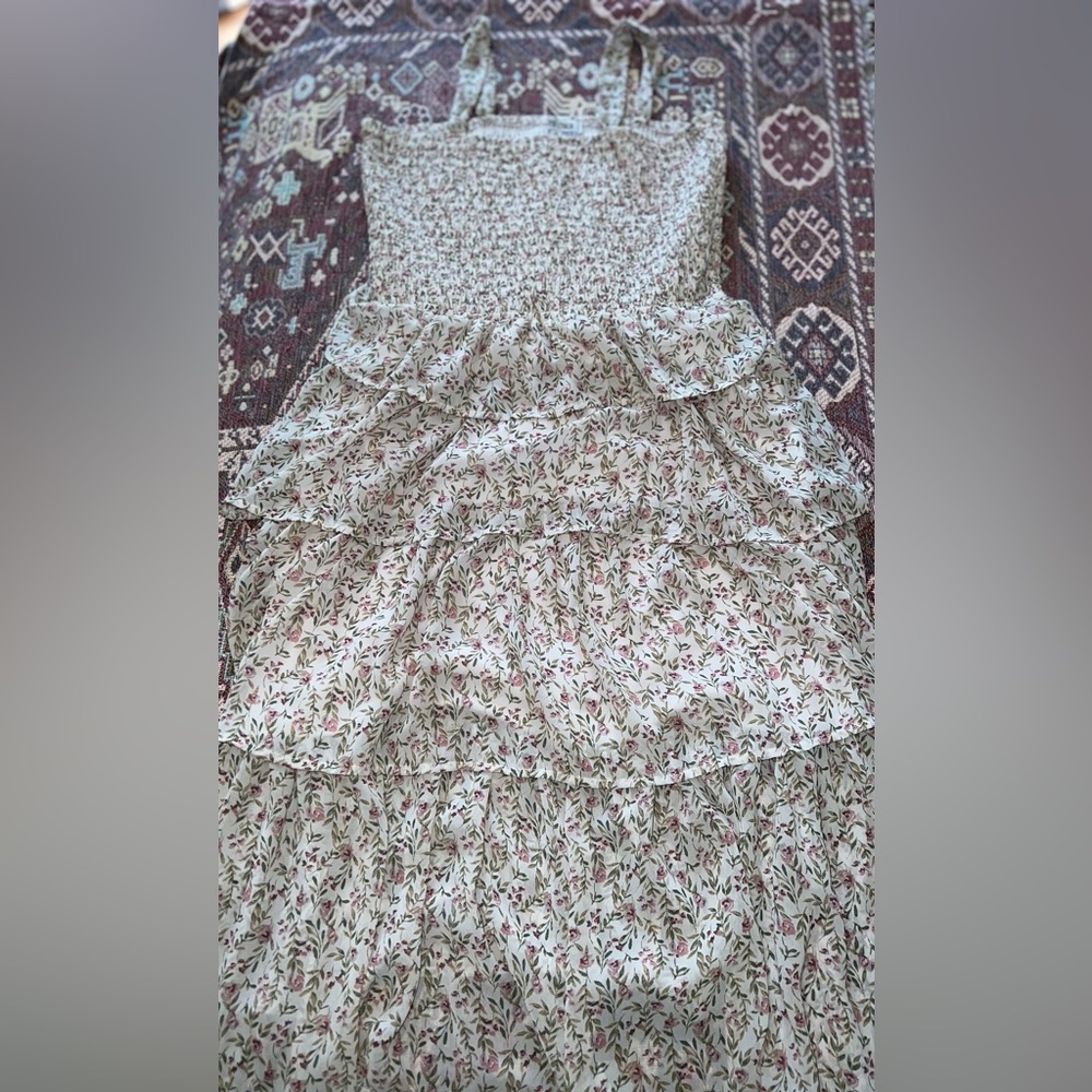 Floral tiered dress